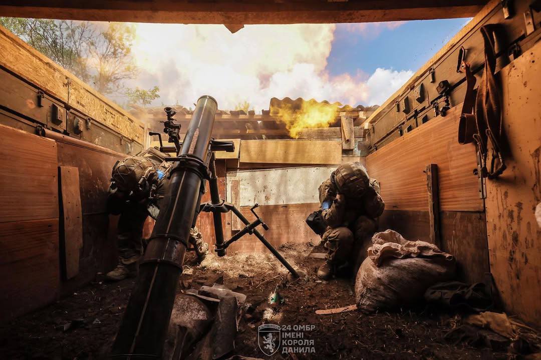 Бійці на фронті