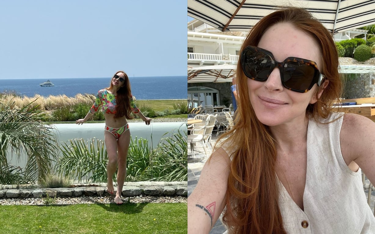 Ліндсі Лохан на відпочинку