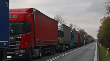 Держприкордонслужба назвала кількість вантажівок, які застрягли на польському кордоні - 285x160