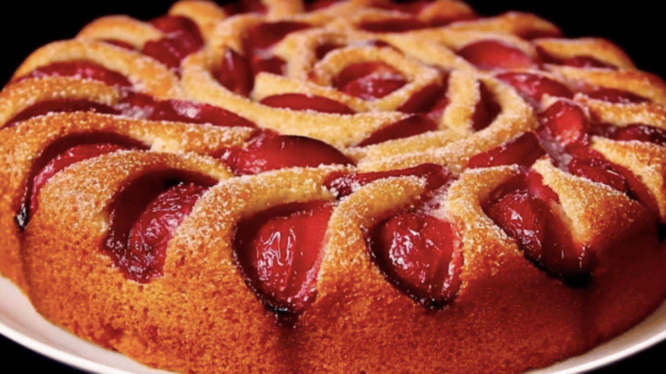 рецепт пирога зі сливами