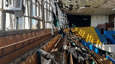 РФ сильно пошкодила Палац спорту в Одесі — фото - 285x160