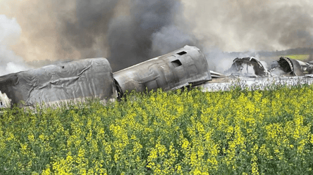 В Росії розбився бомбардувальник ТУ-22 — момент падіння потрапив на відео - 290x160