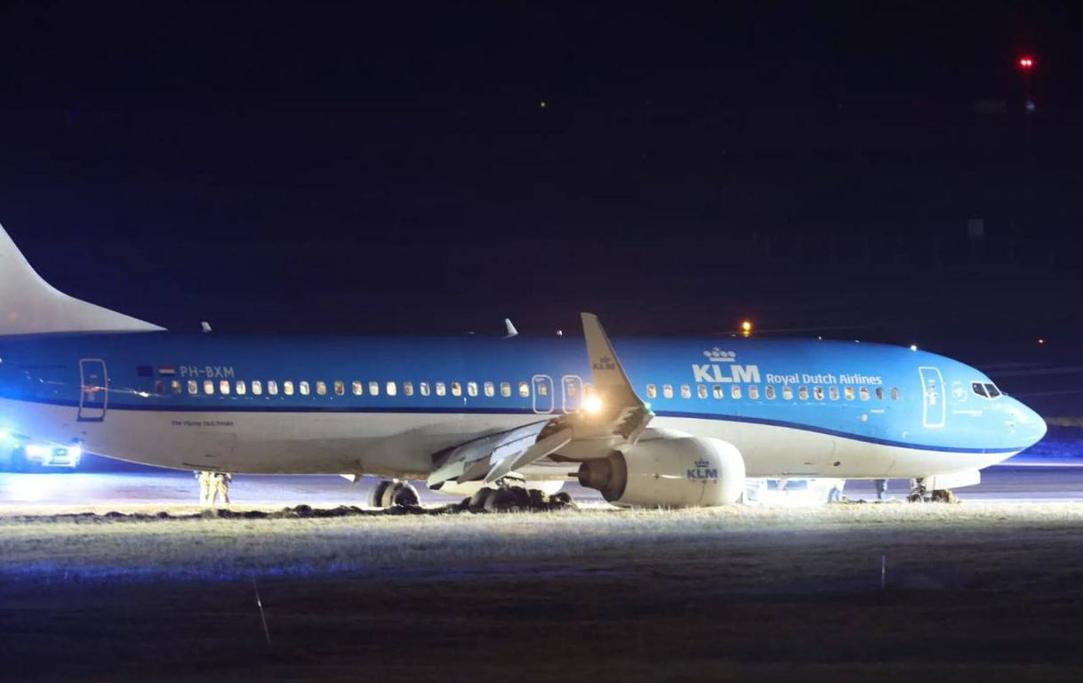 Самолет KLM авария Осло