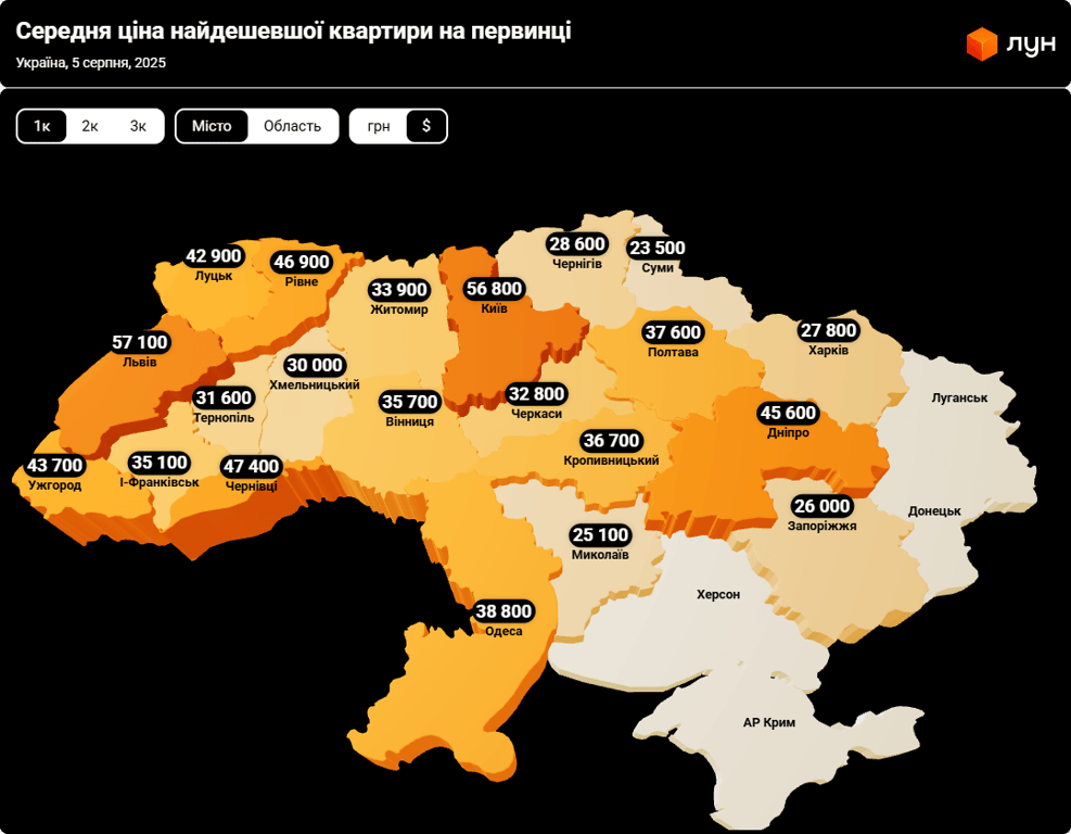 Квартири від забудовника — які міста вражають низькими цінами - фото 2