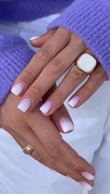 Омбре має дуже оригінальний вигляд на нігтях