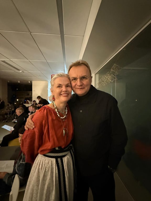 Андрій Садовий з дружиною