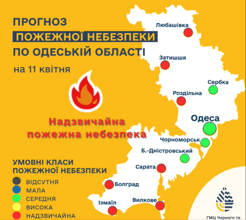 В Одесі оголошено надзвичайний рівень пожежної небезпеки — синоптики попередили про загрозу - фото 1