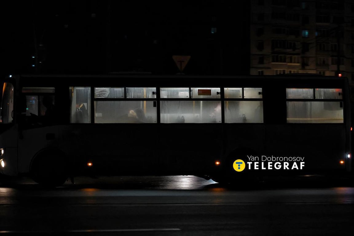 Киев во время блэкаута
