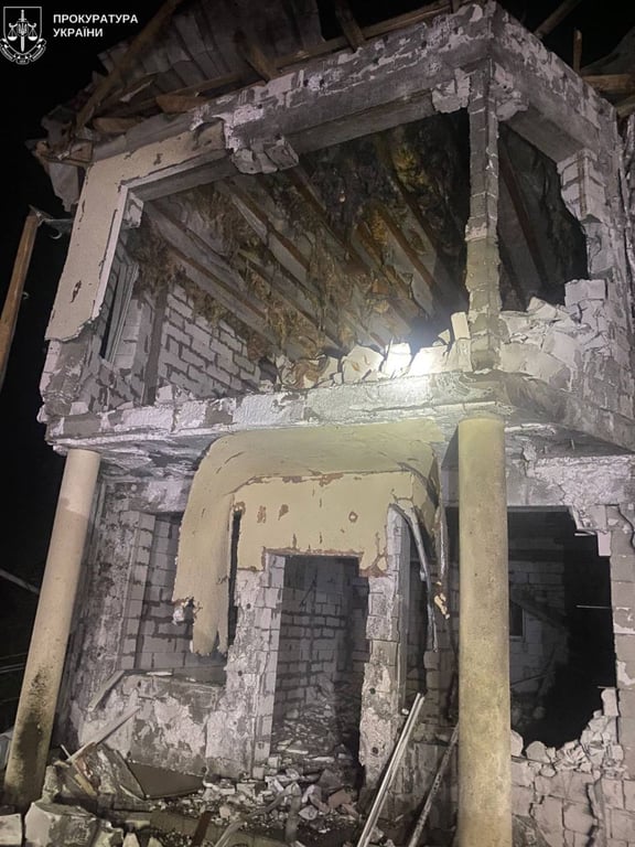 Зруйнований будинок на Одещині