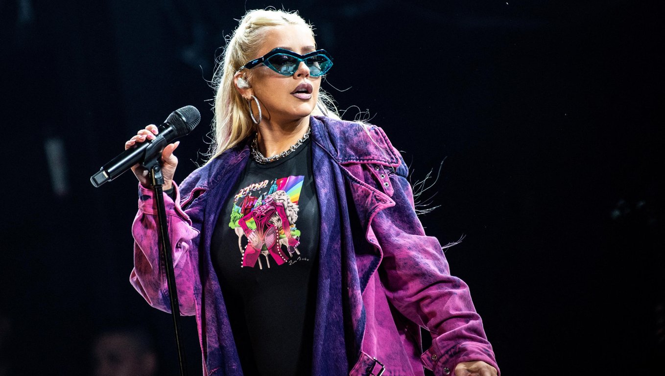 Певица Кристина Агилера к похудения