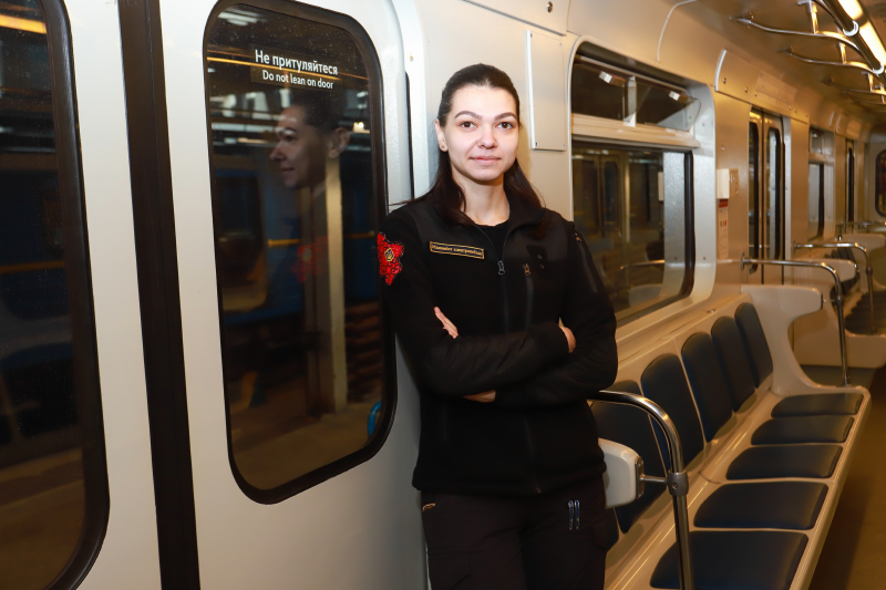 Машиністка метро Катерина Єсипчук