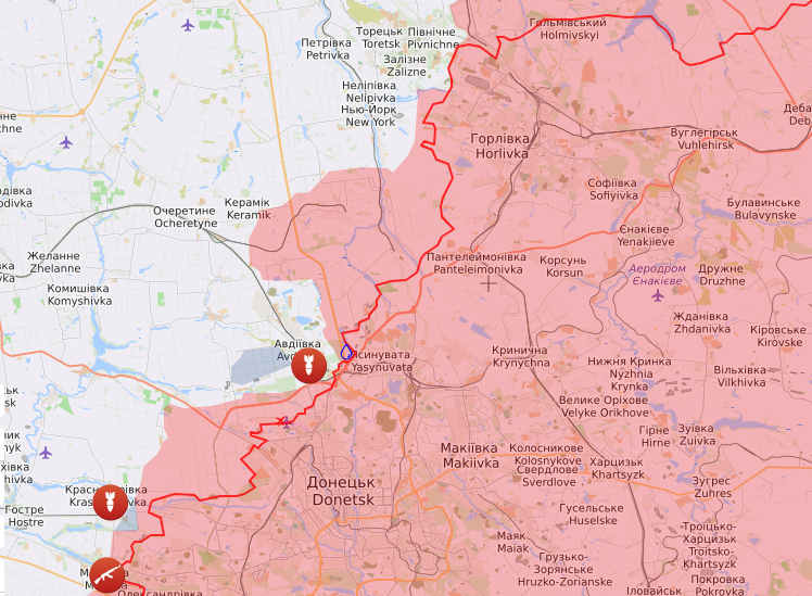 Карта боевых действий на 20 сентября