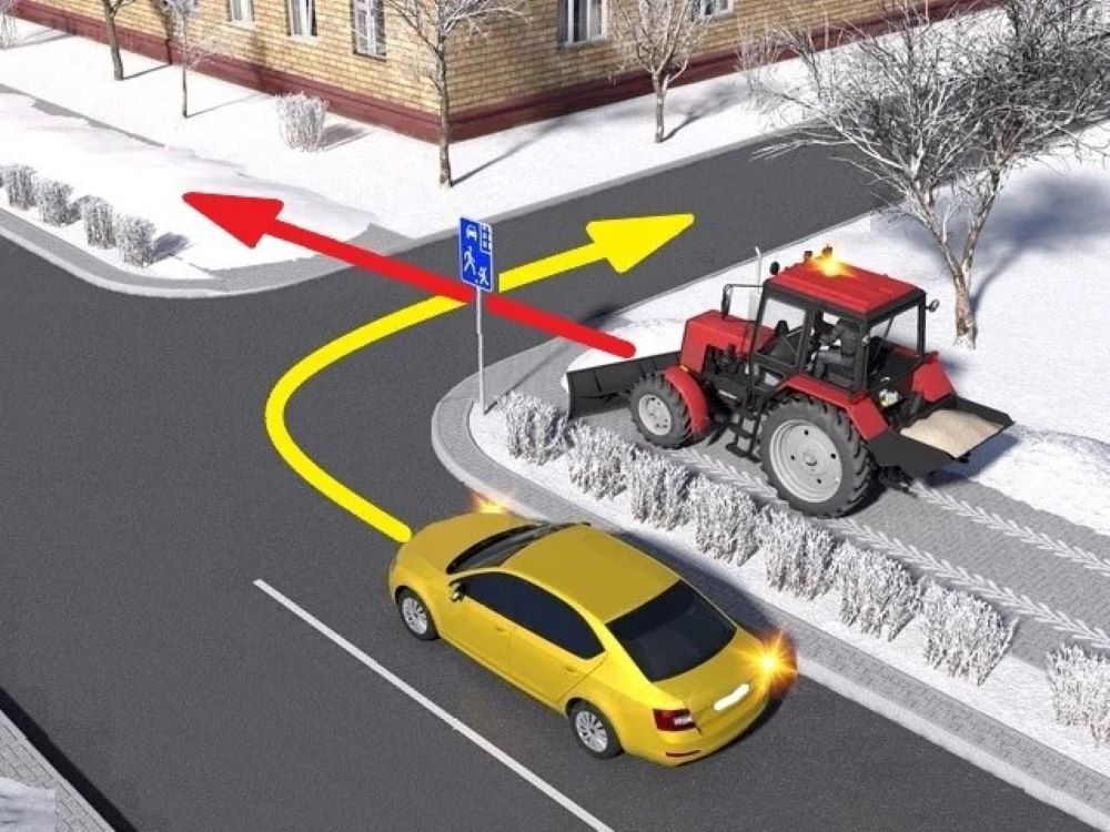 Коварный тест по ПДД — кто кого должен пропустить - фото 1
