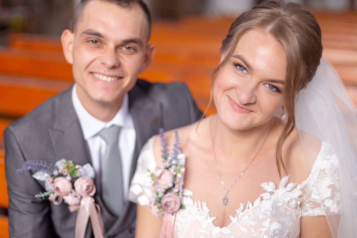 Альона Панчук з чоловіком