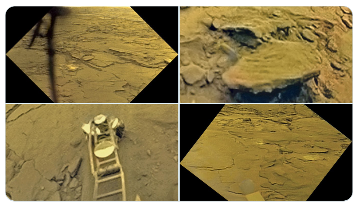 Ученые показали фото, сделанные на поверхности Венеры