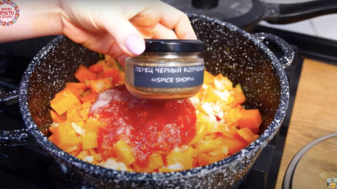 рецепт салату на зиму з гарбузом