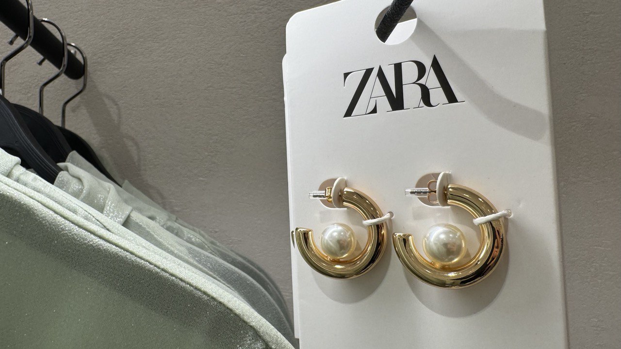 сережки ZARA