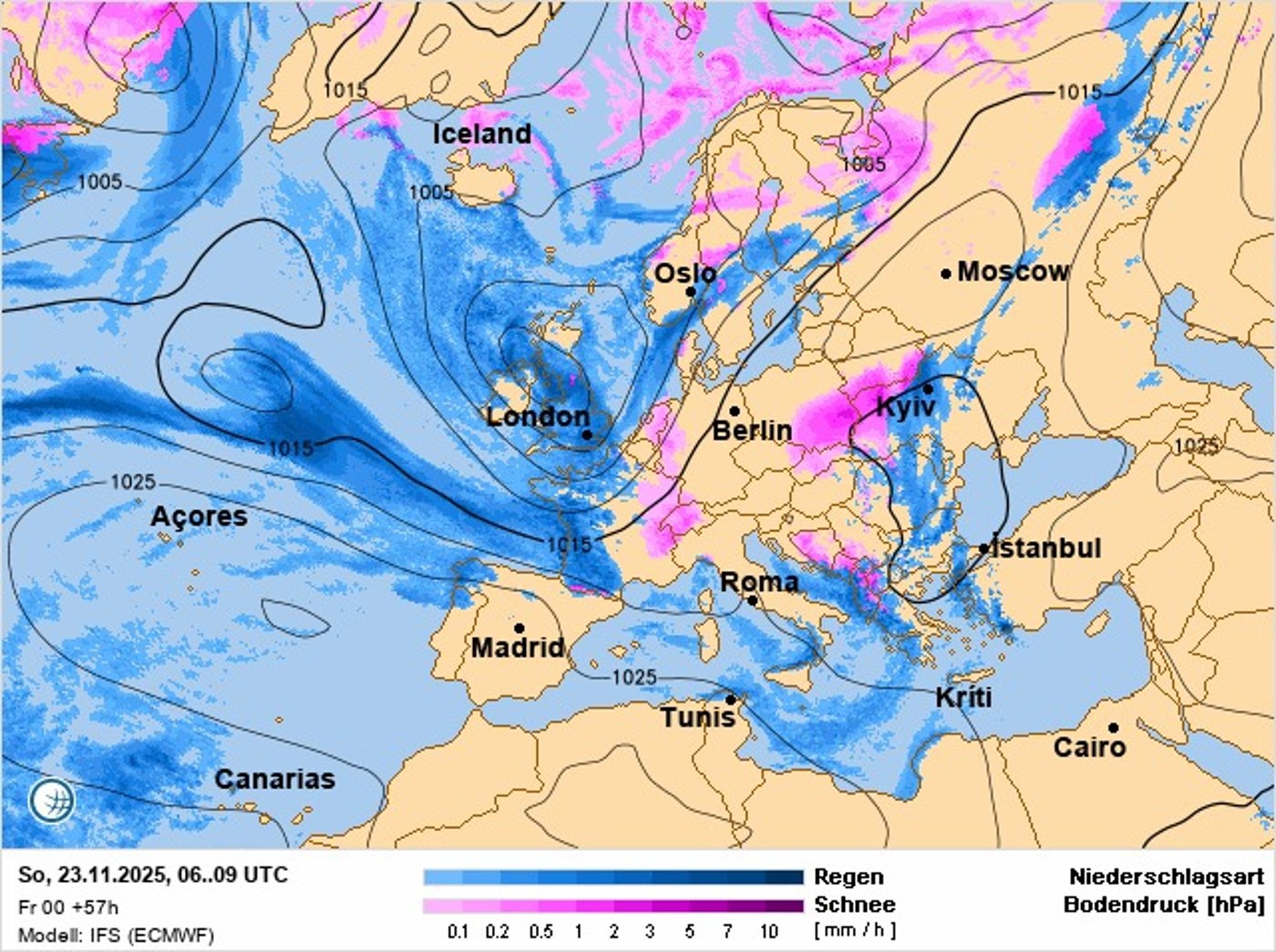 Погода в Україні на 22 листопада