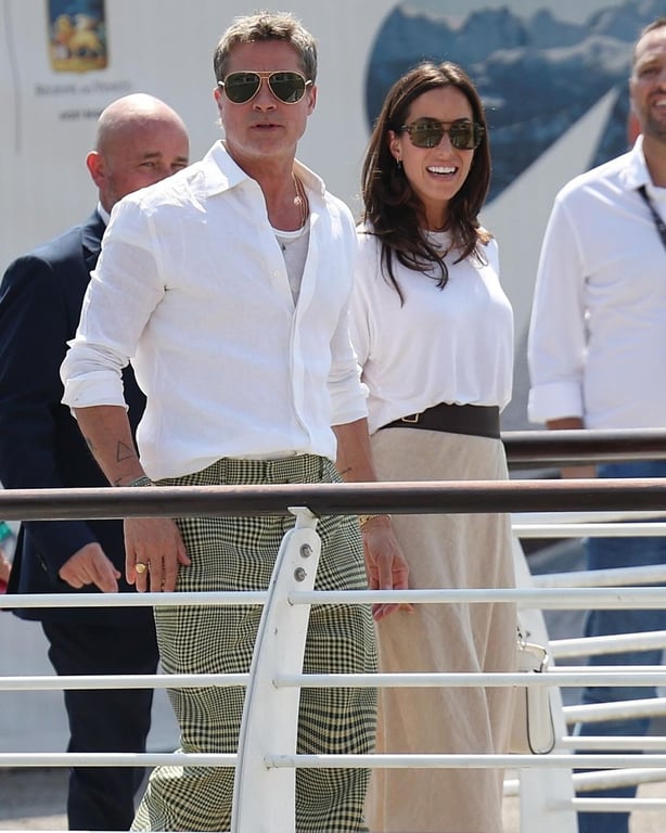 Актор Бред Пітт з Інес де Рамон