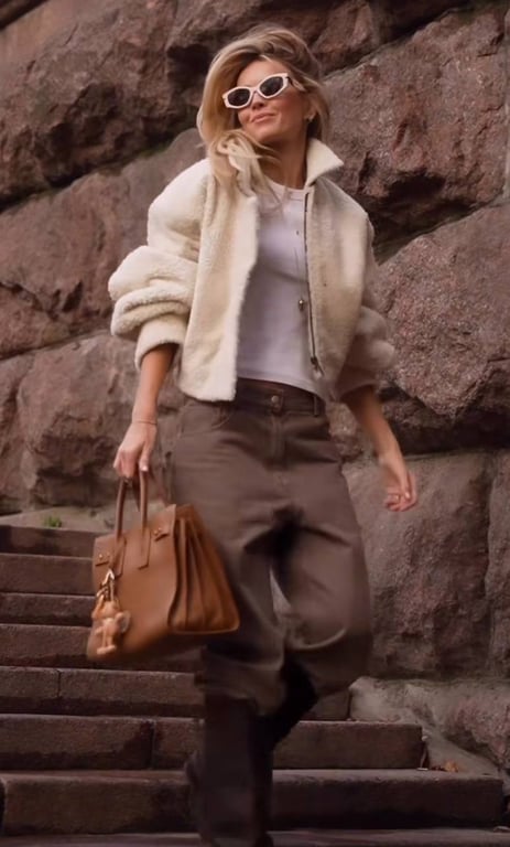 Кузнєцова показала трендовий образ на осінь