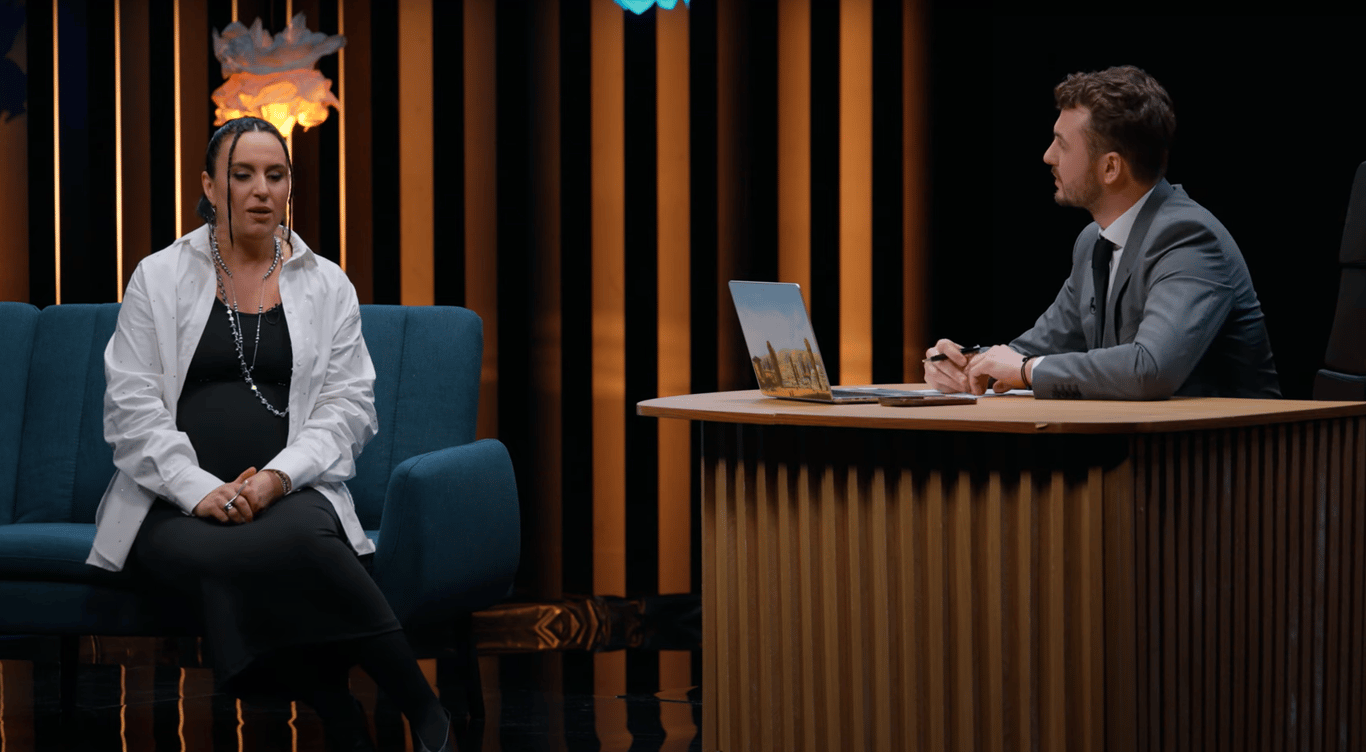 Джамала во время интервью Жене Яновичу