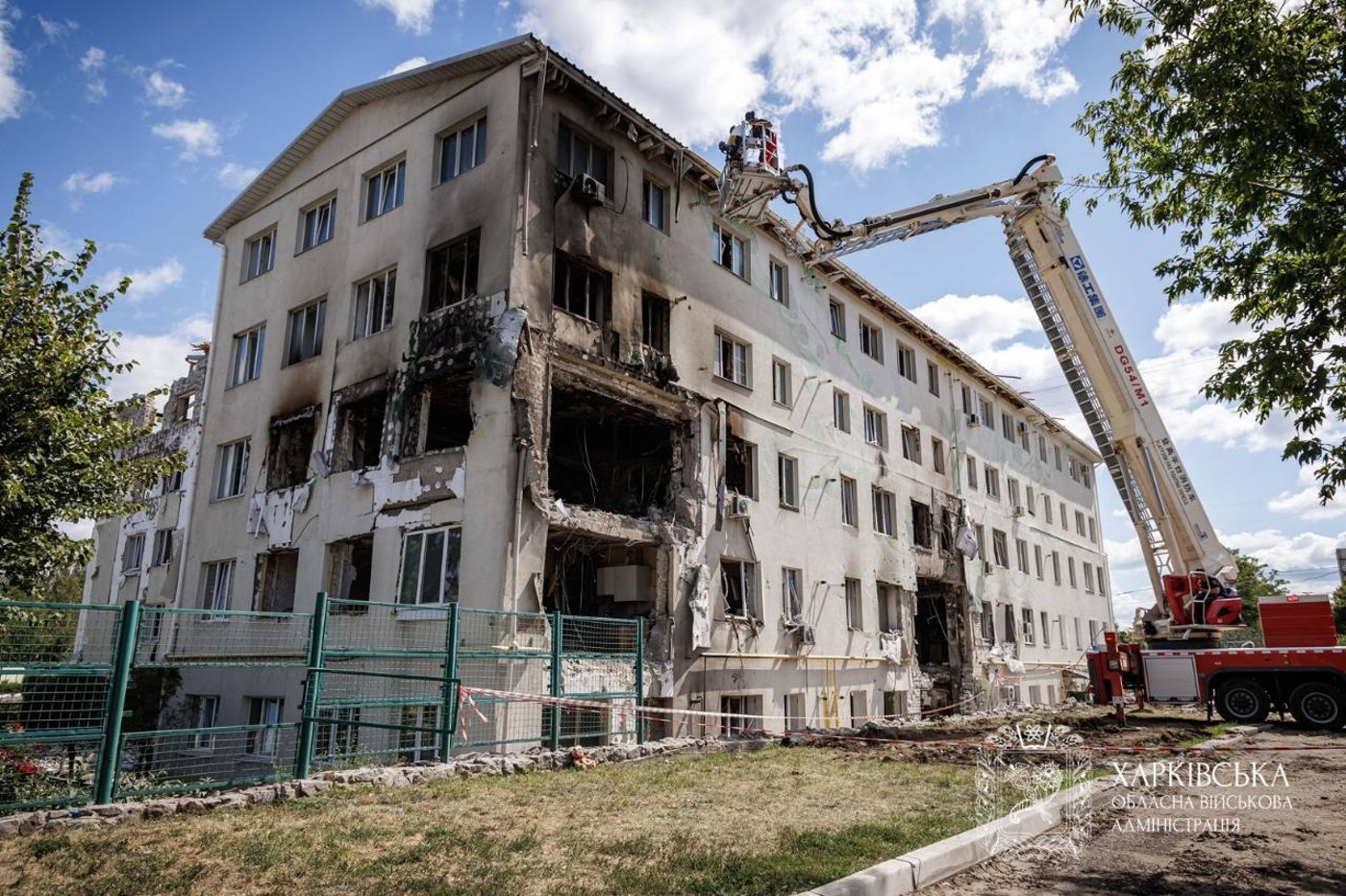 Russian attack on Kharkiv on August 18