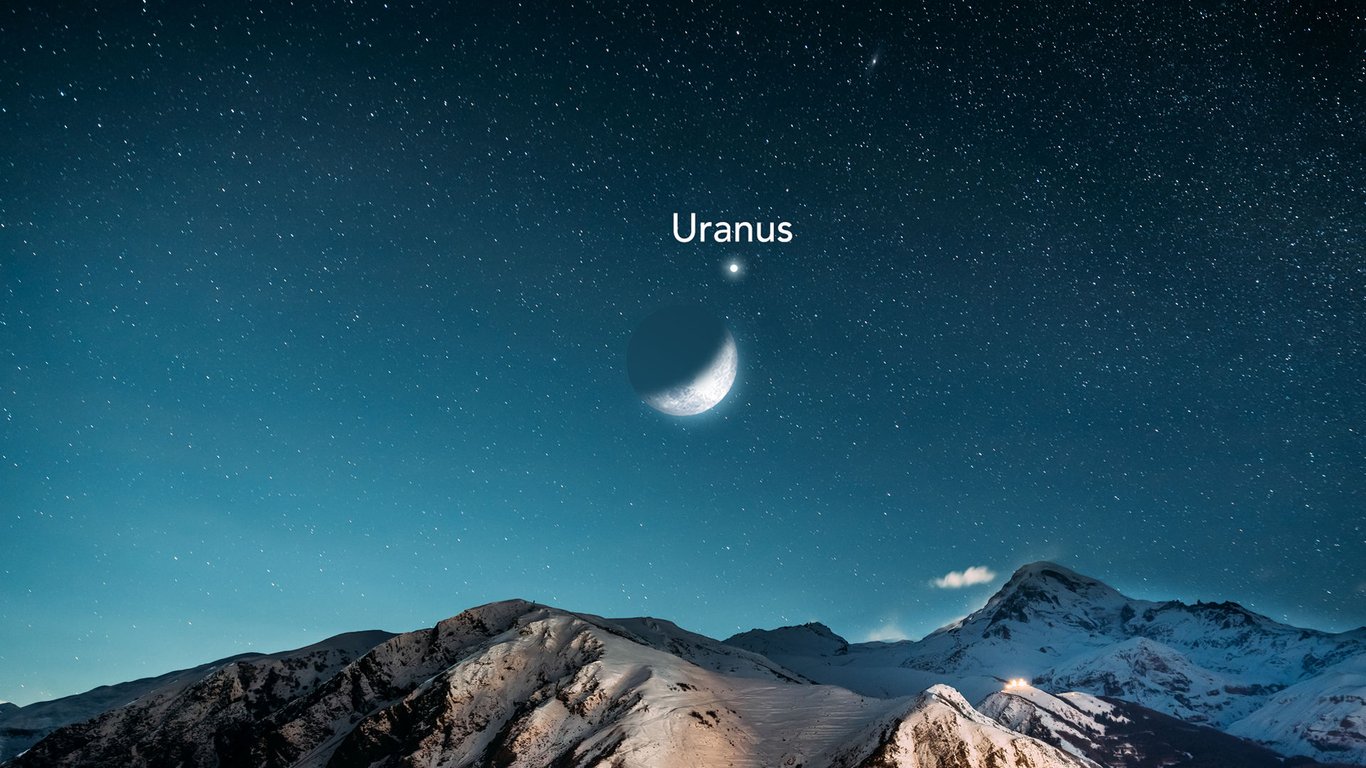 Когда можно наблюдать яркий Уран?