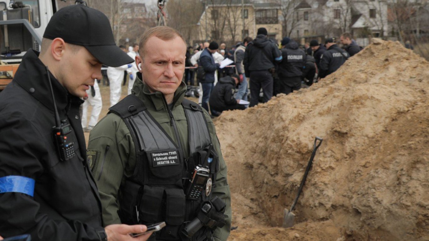 На Київщині поліція виявила ще понад тисячу тіл убитих українців, — Нєбитов