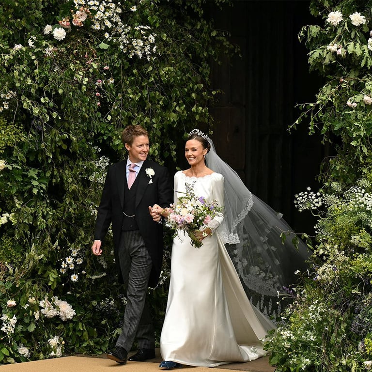 Весілля похресника короля Чарльза III. Фото: instagram.com/royalfashionpolice