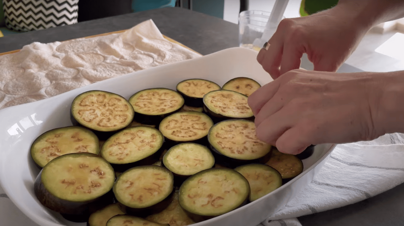 Закуска із запечених баклажанів