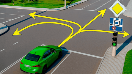 Тест ПДР для розумних водіїв — куди дозволений рух - 285x160