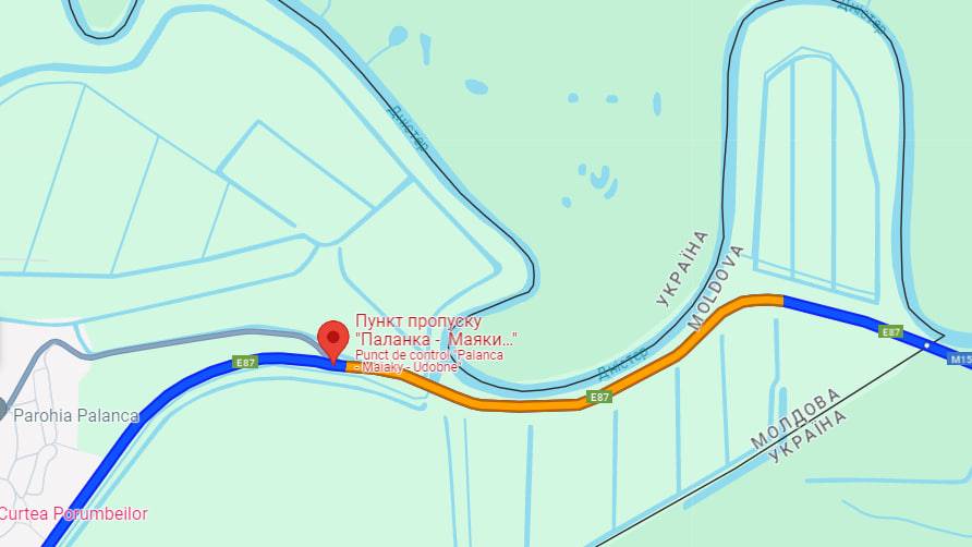 Затори у напрямку кордону з Молдовою