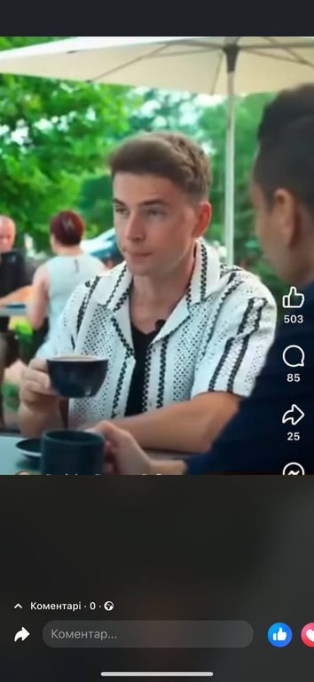 Богдан Буше у відео про "блогерський фронт". Фото: facebook.com/ulkinova