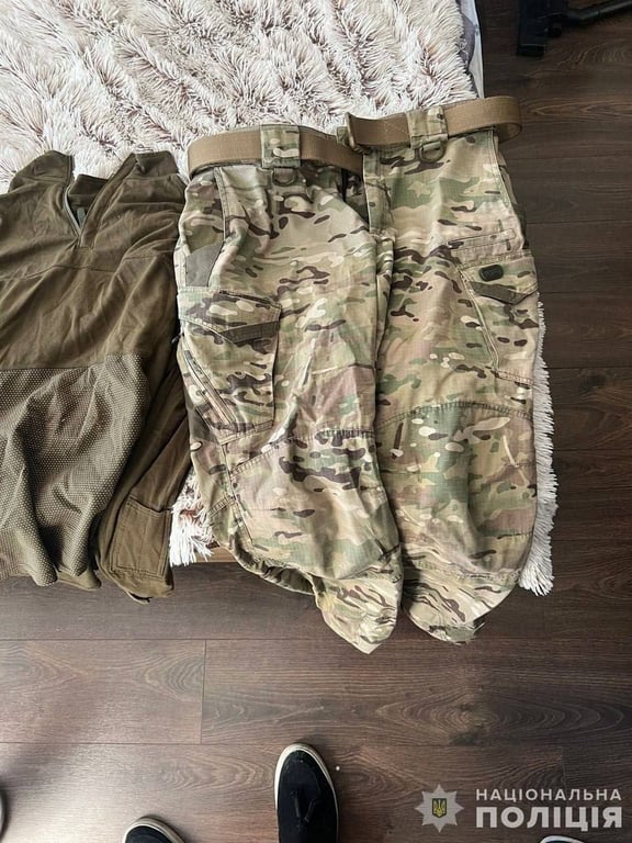 одяг підозрюваного