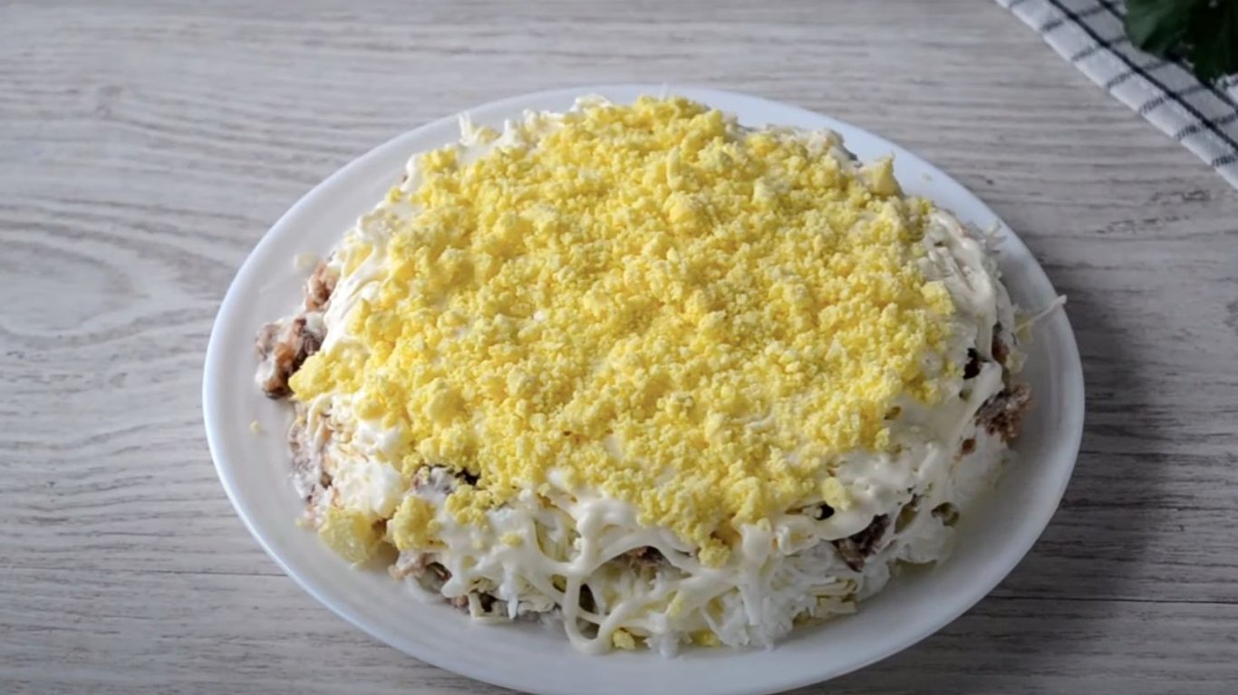 простой рецепт мимозы на новый год 2025