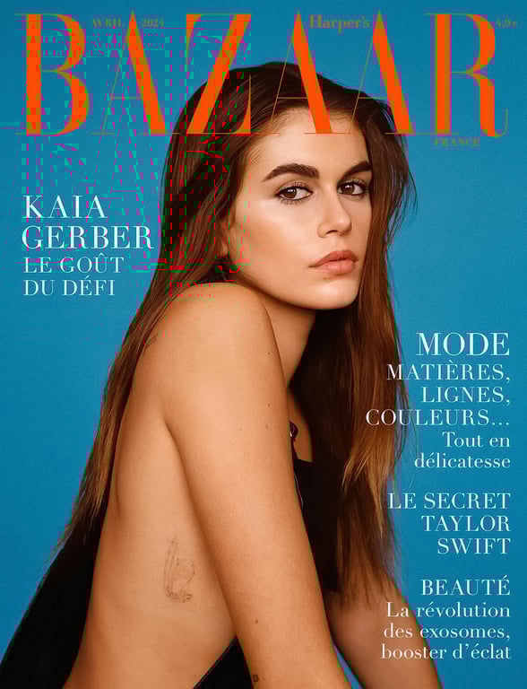 Модель Кайя Гербер. Фото: Harper’s Bazaar France