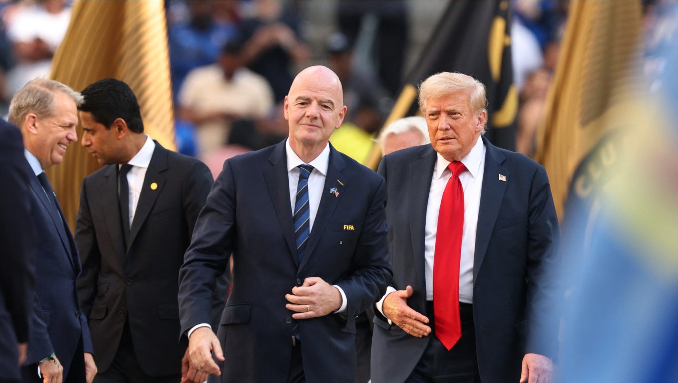 Дональд Трамп и Джанни Инфантино