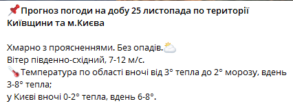 Синоптики попередили киян про різку зміну погодних умов - фото 1