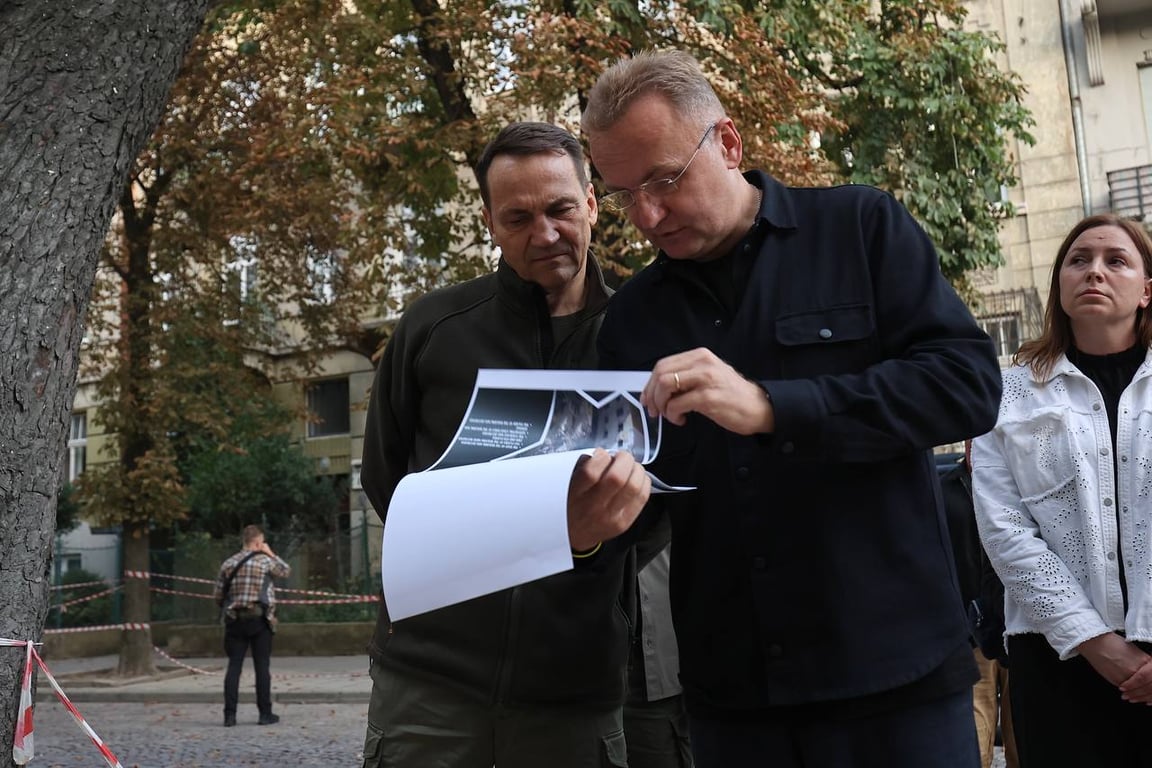 Радослав Сікорський та Андрій Садовий. Фото: Андрій Садовий/Telegram