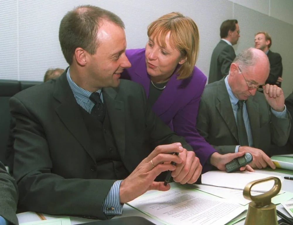 Мерц и Меркель