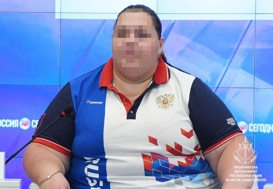 Ольга Давидко під час інтерв'ю