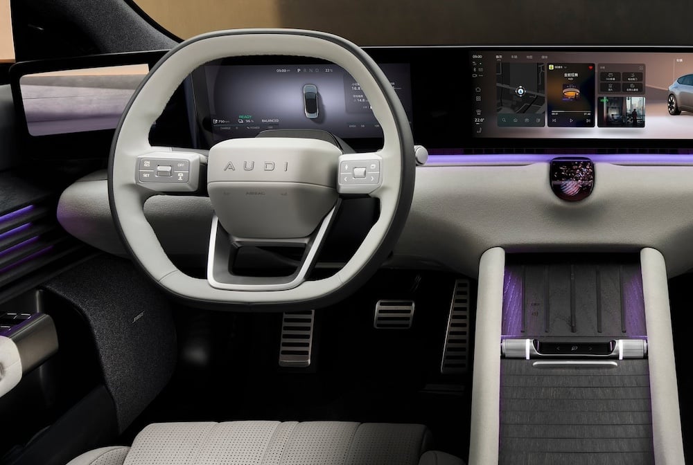 Інтер’єр Audi E5 Sportback.