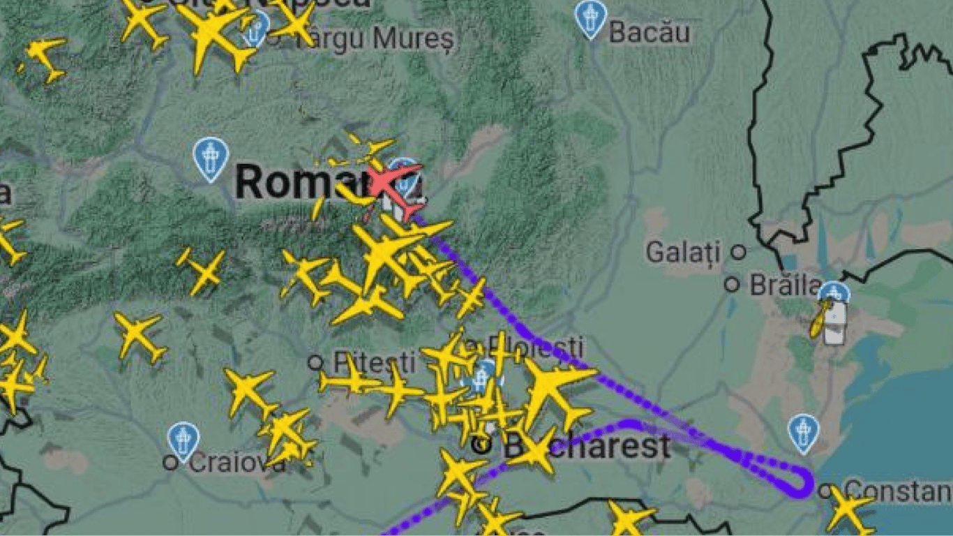 Біля Одещини помітили літак НАТО