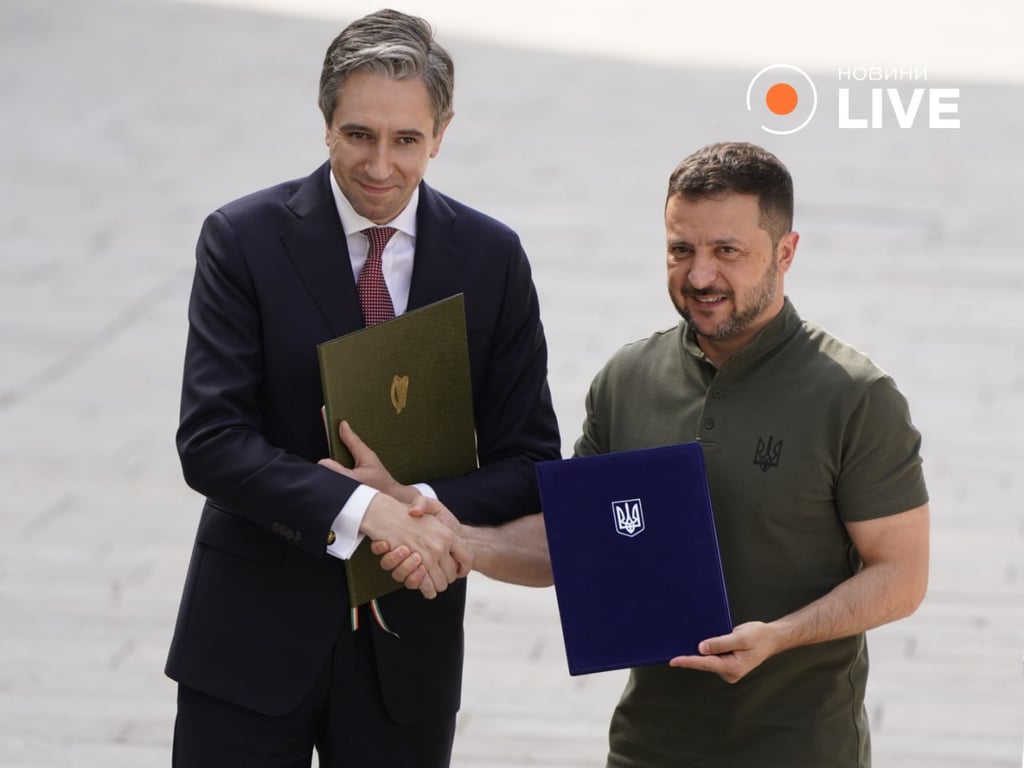 Зеленский и премьер-министр Ирландии