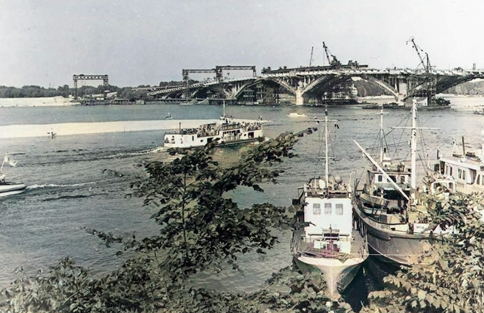 мост через Днепр