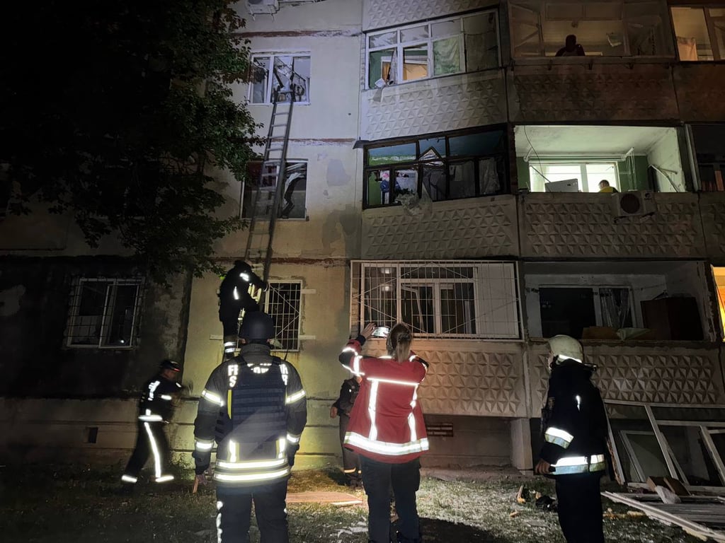 Дом после атаки