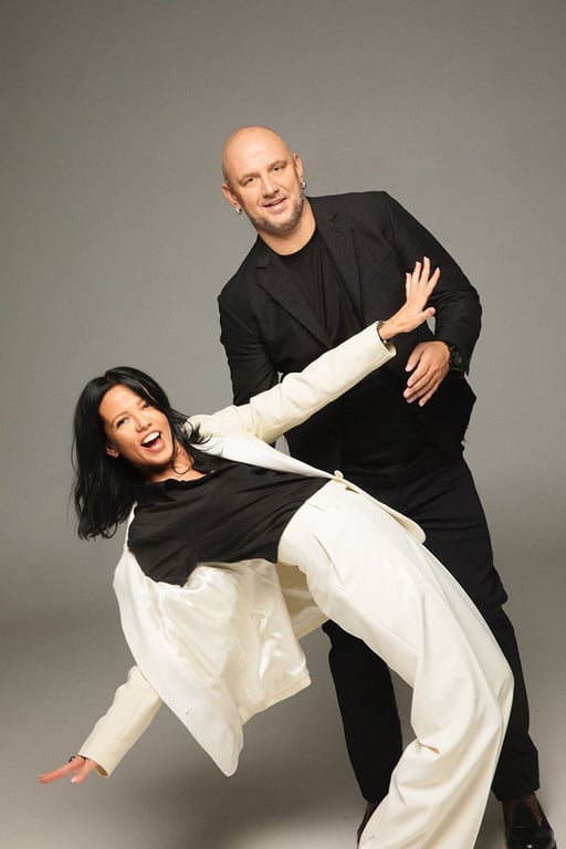 Потап со своей бывшей женой Ириной Горовой в 2019 году