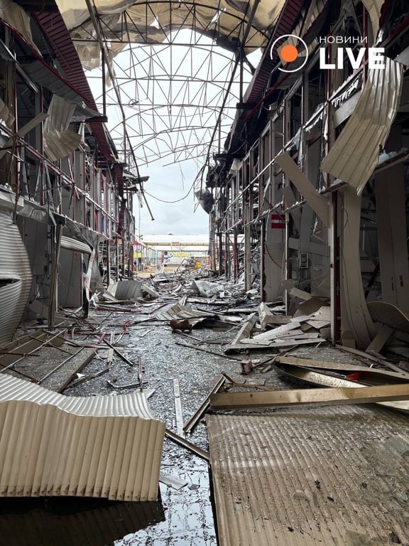 Російський обстріл ринку Харкова 6 травня