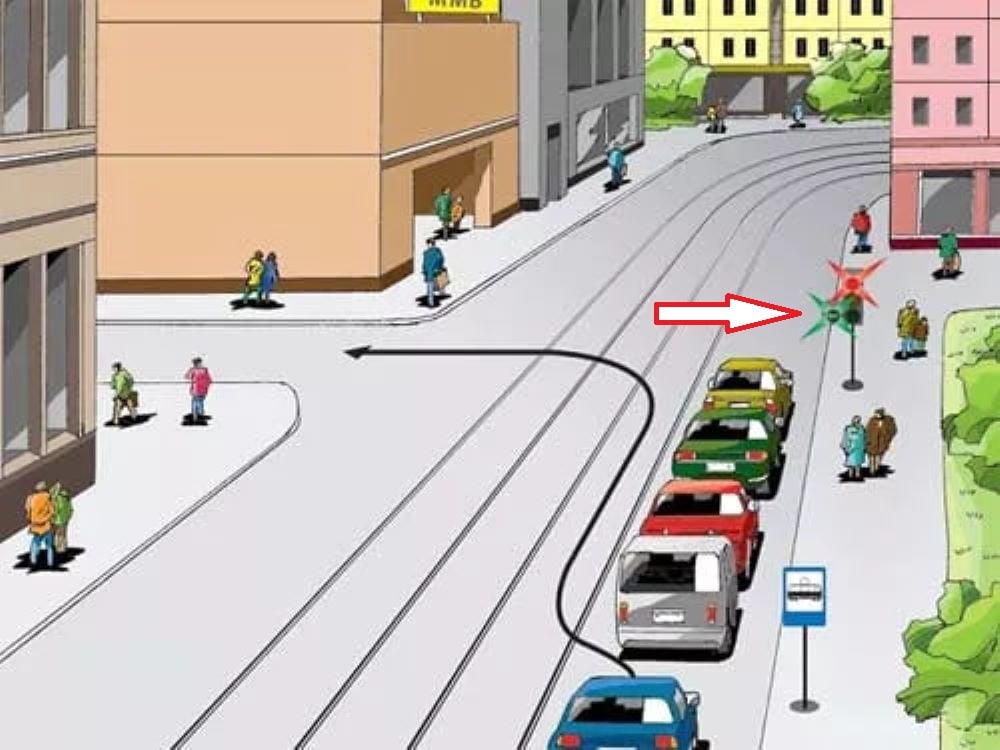 Быстрый тест с ПДД — разрешен водитель головокружительный поворот налево - фото 1