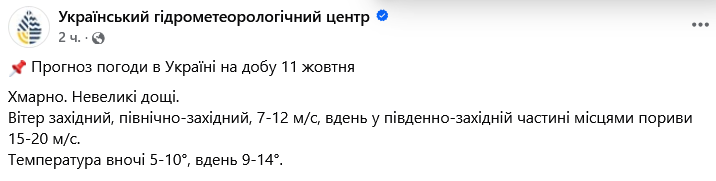 Осінь у розпалі — Укргідрометеоцентр попередив про шквали вітру - фото 1